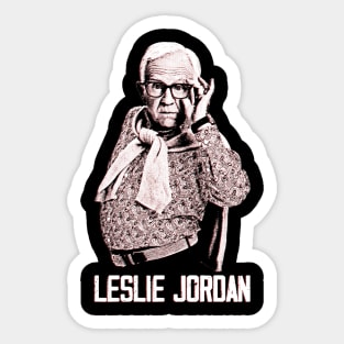 Leslie Jordan Sticker